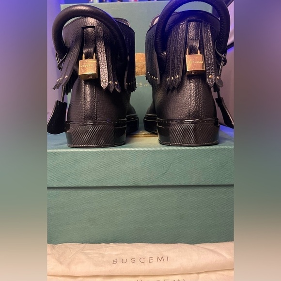 Buscemi 125MM Fringe Stud  Mens Sneakers, Black, Size 44(11) - Picture 3 of 8